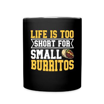 Burrito Gift - Full Colour Mug - black - Front