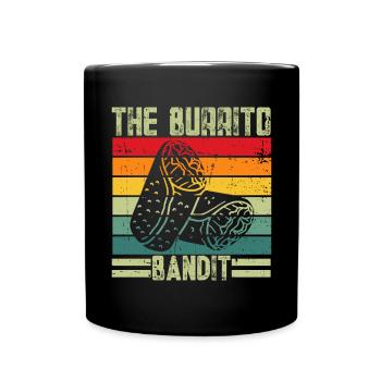 Burrito Gift - Tasse einfarbig - Schwarz - Vorne