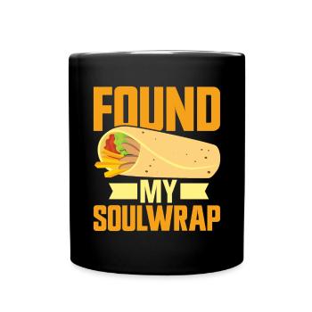 Burrito Gift - Tasse einfarbig - Schwarz - Vorne