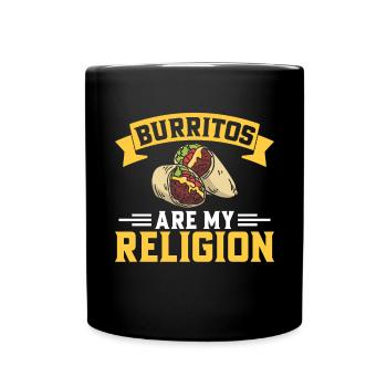 Burrito Gift - Full Colour Mug - black - Front