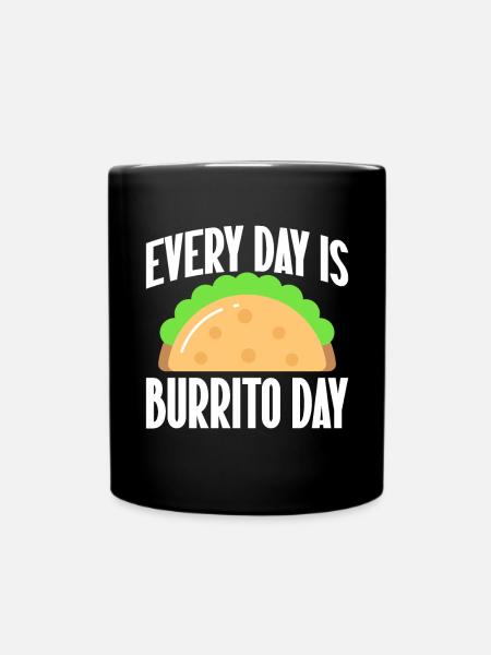 Burrito Gift - Tasse einfarbig - Schwarz