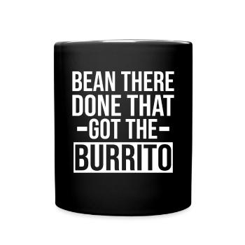 Burrito Gift - Full Colour Mug - black - Front