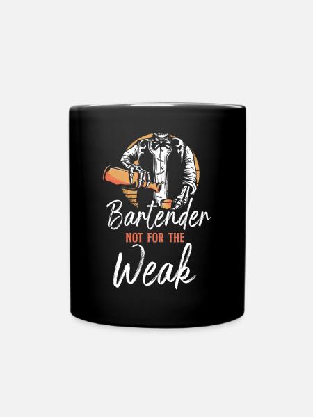 Bartender Mixologist Bartender Not - Tasse einfarbig - Schwarz