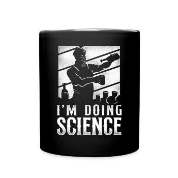 Bartender Mixologist I'm Doing - Tasse einfarbig - Schwarz - Vorne