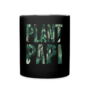 Plante Papi Urban Jungle Plante Design - Mug uni - noir - Devant