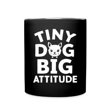 Chiweenie Dog Small Dog Large Setting - Full Colour Mug - black - Front