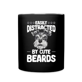 Schnauzer nain Chien Schnauzer - Mug uni - noir - Devant