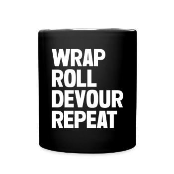 Burrito Gift - Full Colour Mug - black - Front