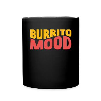 Burrito Gift - Full Colour Mug - black - Front