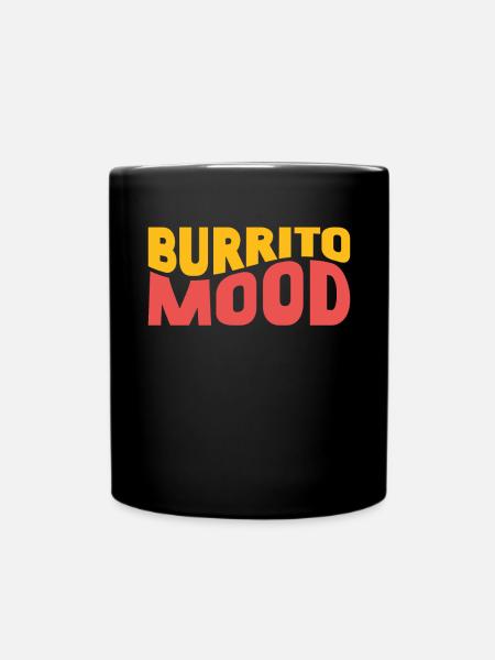 Burrito Gift - Tasse einfarbig - Schwarz