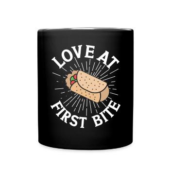 Burrito Gift - Full Colour Mug - black - Front