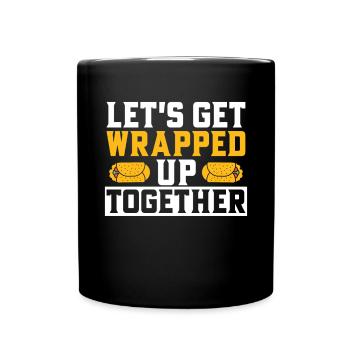Burrito Gift - Full Colour Mug - black - Front