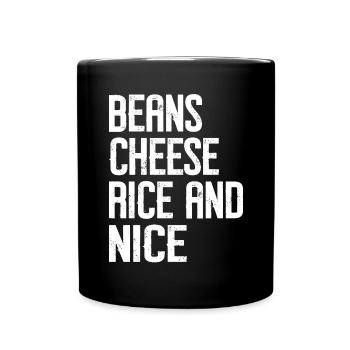 Burrito Gift - Full Colour Mug - black - Front