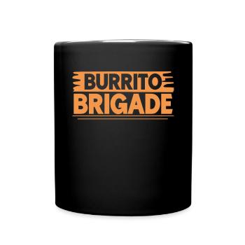 Burrito Gift - Tasse einfarbig - Schwarz - Vorne