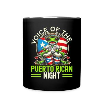 Coqui Grenouille Porto Rico Pride Boricua Portoricain - Mug uni - noir - Devant