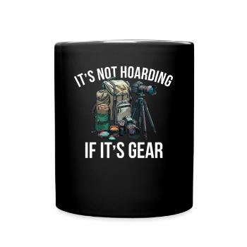 it's not horading gear, Photography camera - Tasse einfarbig - Schwarz - Vorne