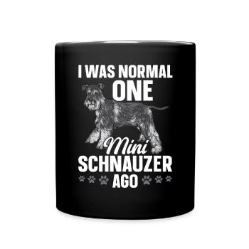 Schnauzer nain Chien Schnauzer - Mug uni - noir - Devant