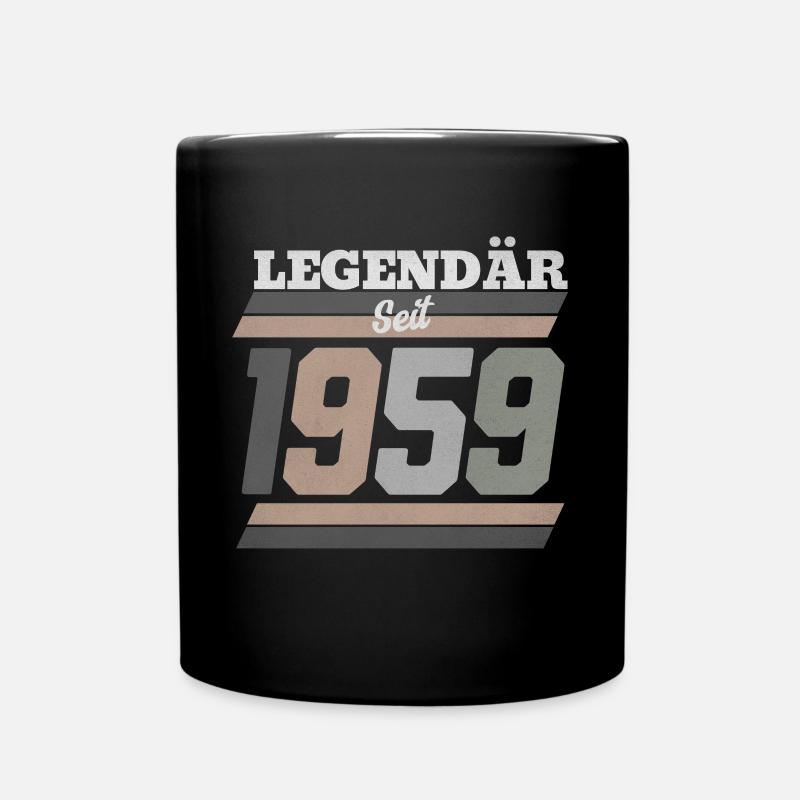 1959 - Tasse einfarbig - Schwarz