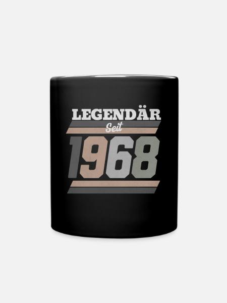 1968 - Tasse einfarbig - Schwarz