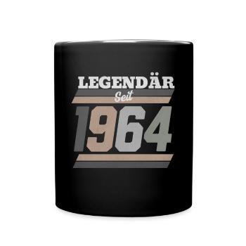 1964 - Tasse einfarbig - Schwarz - Vorne