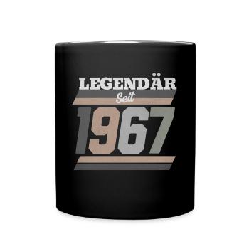 1967 - Tasse einfarbig - Schwarz - Vorne