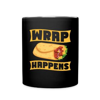 Burrito Gift - Full Colour Mug - black - Front