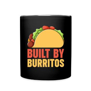 Burrito Gift - Full Colour Mug - black - Front