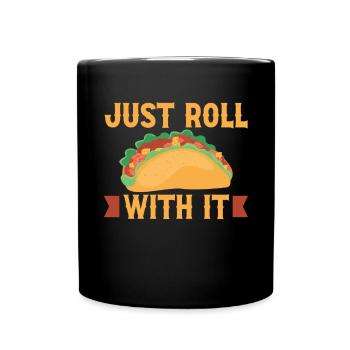 Burrito Gift - Full Colour Mug - black - Front