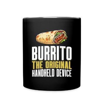 Burrito Gift - Full Colour Mug - black - Front