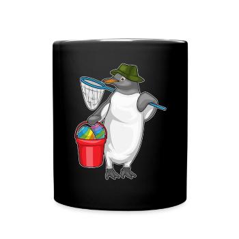 Pêche de Pâques au manchot - Mug uni - noir - Devant