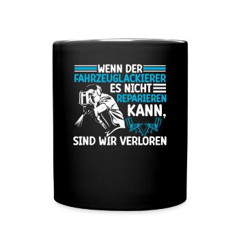 Vehicle Painter Can Repair It Painter - Full Colour Mug - black - Front