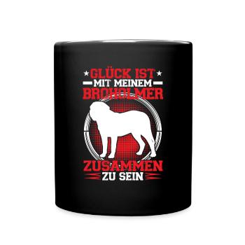 Avec mon Broholmer, son Broholmer - Mug uni - noir - Devant