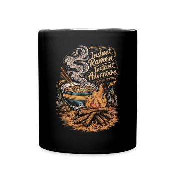 Camping Amateurs de Ramen - Mug uni - noir - Devant