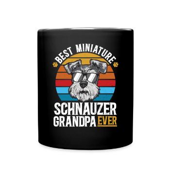 Schnauzer nain Chien Schnauzer - Mug uni - noir - Devant