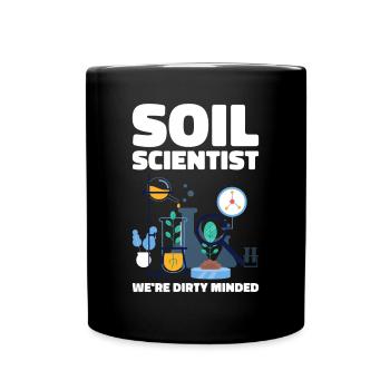 Soil Scientist Agricultural Scientist - Full Colour Mug - black - Front