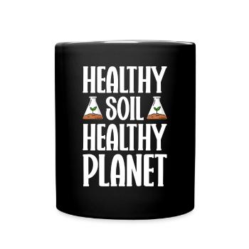 Soil Scientist Agricultural Scientist - Full Colour Mug - black - Front