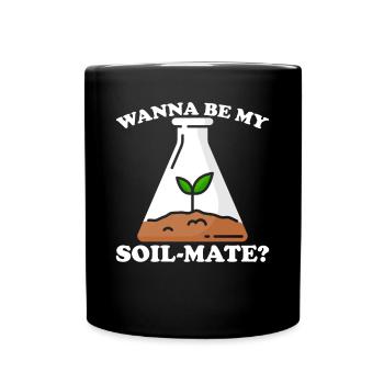 Soil Scientist Agricultural Scientist - Full Colour Mug - black - Front