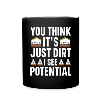 Soil Scientist Agricultural Scientist - Full Colour Mug - black - Front