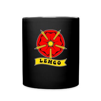 Lipperland Ostwestfalen Lippische Rose Lippe Lemgo - Tasse einfarbig - Schwarz - Vorne
