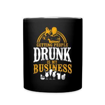 Barman Mixologue Obtenir - Mug uni - noir - Devant