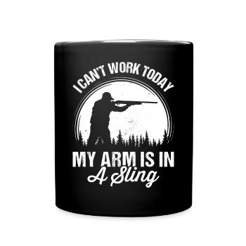 Coyote Chasse Yote - Mug uni - noir - Devant
