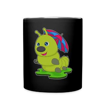 Parapluie Caterpillar - Mug uni - noir - Devant