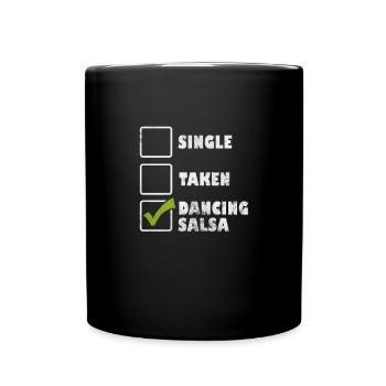 Salsa - Mug uni - noir - Devant