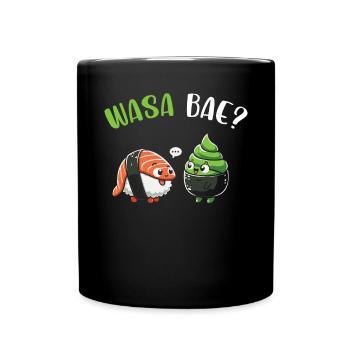 Sushi Food Japon Nigiri Cadeau - Mug uni - noir - Devant