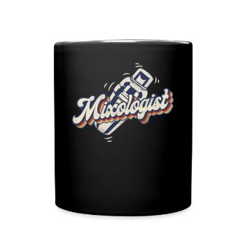 Barman Mixologue Rétro Vintage - Mug uni - noir - Devant