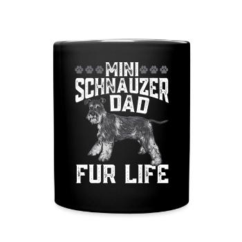 Schnauzer nain Chien Schnauzer - Mug uni - noir - Devant
