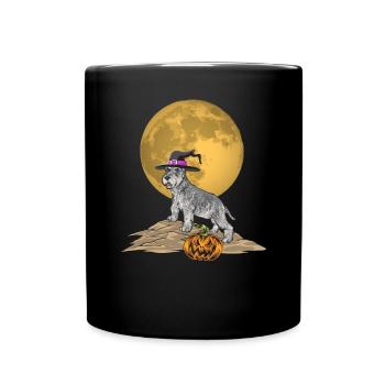 Schnauzer nain Chien Schnauzer - Mug uni - noir - Devant