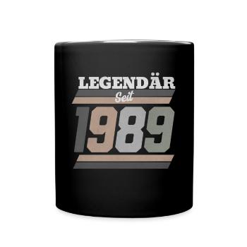 Legendär seit 1989 - Tasse einfarbig - Schwarz - Vorne