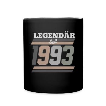 Legendär seit 1993 - Tasse einfarbig - Schwarz - Vorne