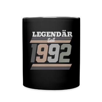 Legendär seit 1992 - Tasse einfarbig - Schwarz - Vorne
